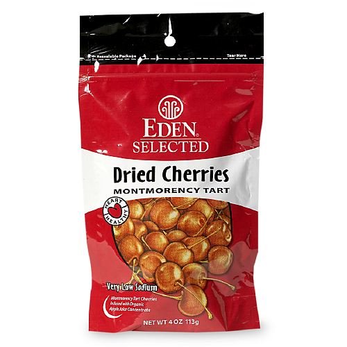 Eden Selected Dried Cherries, Montmorency Tart 4 oz (113 g) Grocery & Gourmet Food