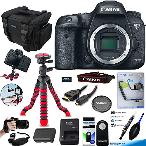 Canon EOS 7D Mark II Digital SLR Camera (Body Only) + Deal-Expo Accessories Bundle