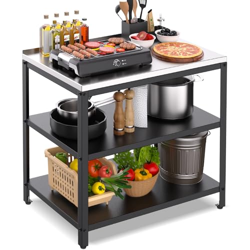 CCDVVD Stainless Steel Outdoor Prep Table