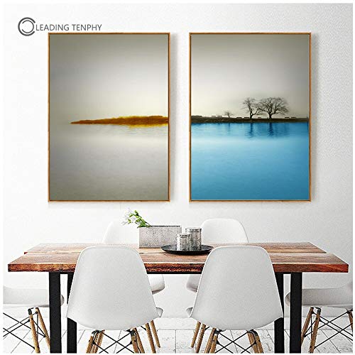 HD Leinwand Malerei Kreative Landschaft Frische Kunst Leinwand Poster Ölgemälde Nordic Style Dekorative Wandmalerei Jubiläumsgeschenk