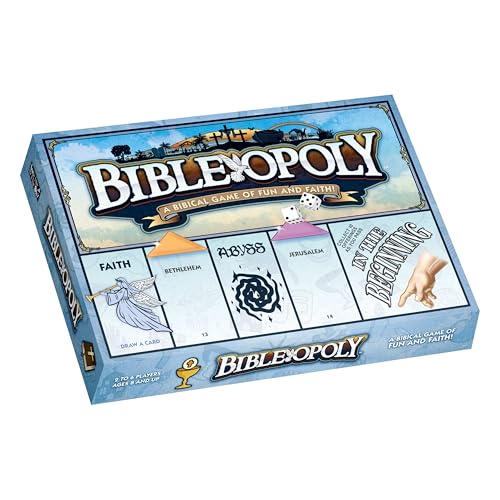 Late for The Sky Bibleopoly Family Board Game – Faith-Based Cooperative Christian Play for 2–6 Players, Ages 8+, Bible History, Build a Church for...