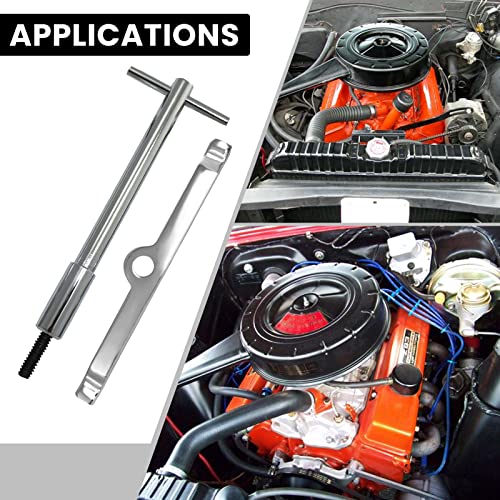 T-Bar Valve Cover Bolts Hold Down Kit Endxedo 16Pcs Valve Cover T-Bar Set Car Engine Valve Cover Hold Down Kit Replacement For Sb Sbc 265 283 302 305 307 327 350 400 #TOP1