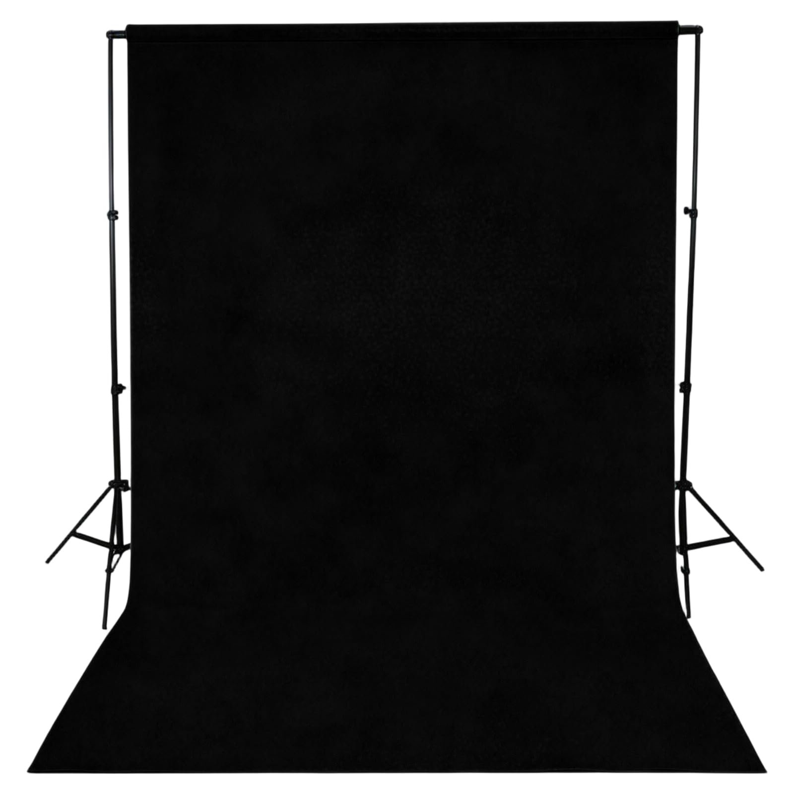 Sfondo per foto, grande pieghevole, in poliestere, lavabile, per servizi fotografici, feste, tenda, studio e live (nero, 3 x 6 m)