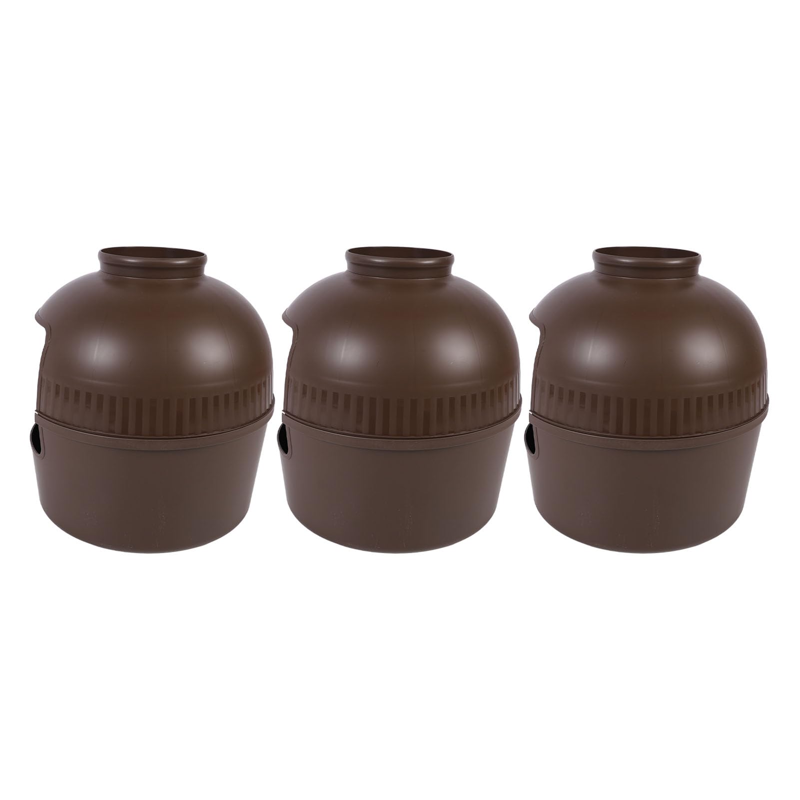 Asixxsix Bac à Litière pour Chat, Jardinière Cachée et Fermée, Spacieuse avec des Plantes Vertes pour la Décoration de la Maison, en Matériau PP pour Le Confort en Toutes Saisons (Brown)