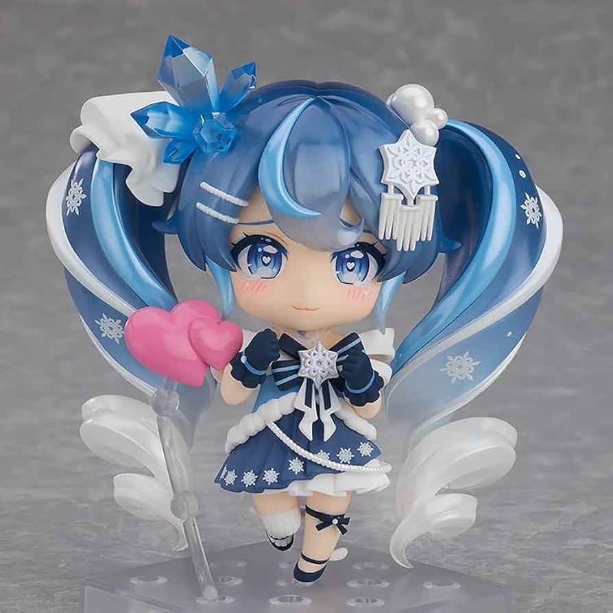Amazon | ねんどろいど 雪ミク Crystal Snow Ver. | フィギュア