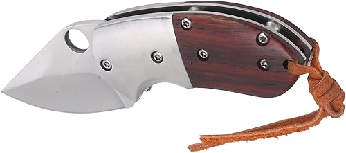 Miniatura 8 de DAUERHAFT Cuchillo plegable, cuchillo plegable de supervivencia al aire libre de hoja afilada, a prueba de óxido, cómodo y duradero para exteriores