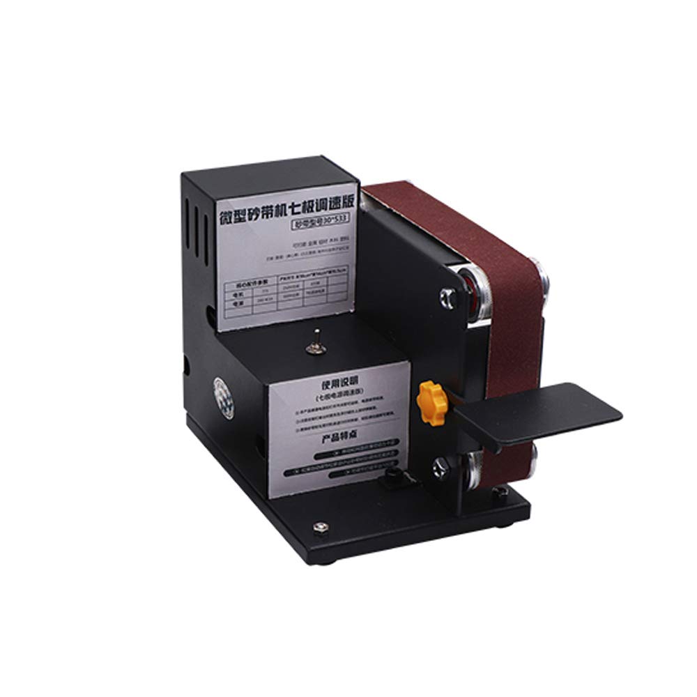 Fesjoy Micro Mini Electric Belt Sander DIY Polishing Grinding Machine Fixed Angle Sharpening Blade Bench Machines