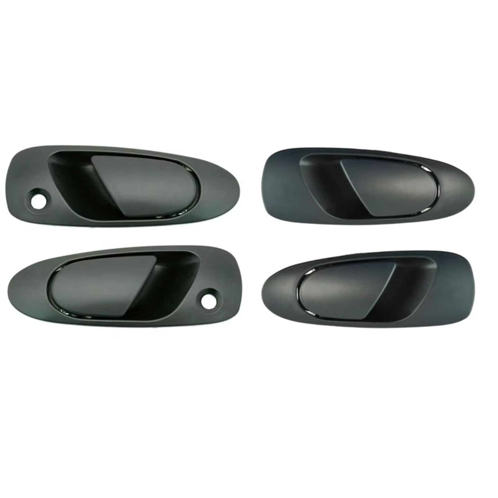 LERYYCX with a Clasp Compatible with for Civic 1992-1995 4pcs Door Handles Outside Exterior Front Rear LH RH Set OEM:72180SR3J02ZD 72140SR3J02ZD