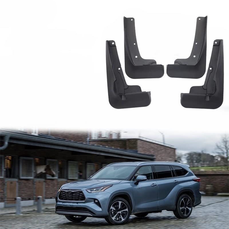 Guardabarros eficaces contra salpicaduras para Toyota Highlander 2021-2023 4