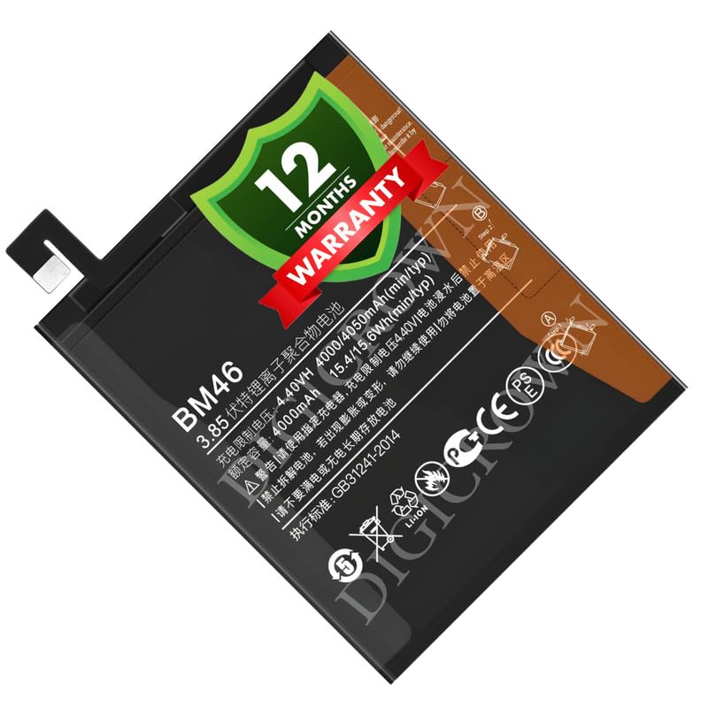 Image of Original BM46 Battery Compatible with Xiaomi Redmi Note 3 - (4050mAh) - 1 Year Warranty DF7