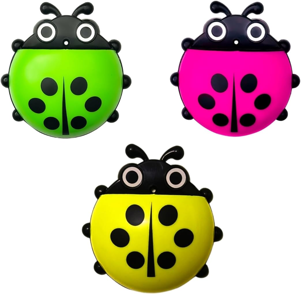 Ladybug Wall Mount Mobile Holder Wall Mount Phone with Charging Port - Pack of 3 Mobile Holder Lady Bug - Pack of 3 YGP-image-23