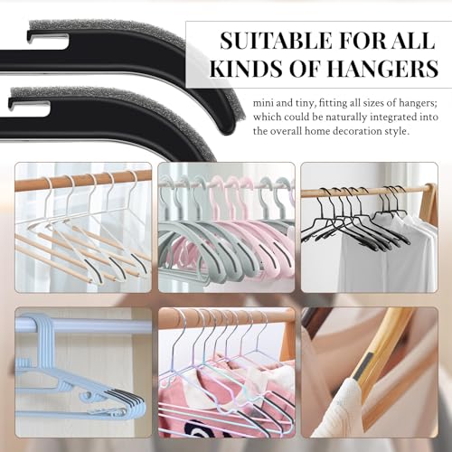 Schaumstoffstreifen mit Klebstoff für Kleiderbügel, rutschfestes Schaumstoffband, selbstklebende Schaumstoffstreifen, 200 Stück (100 Stück)