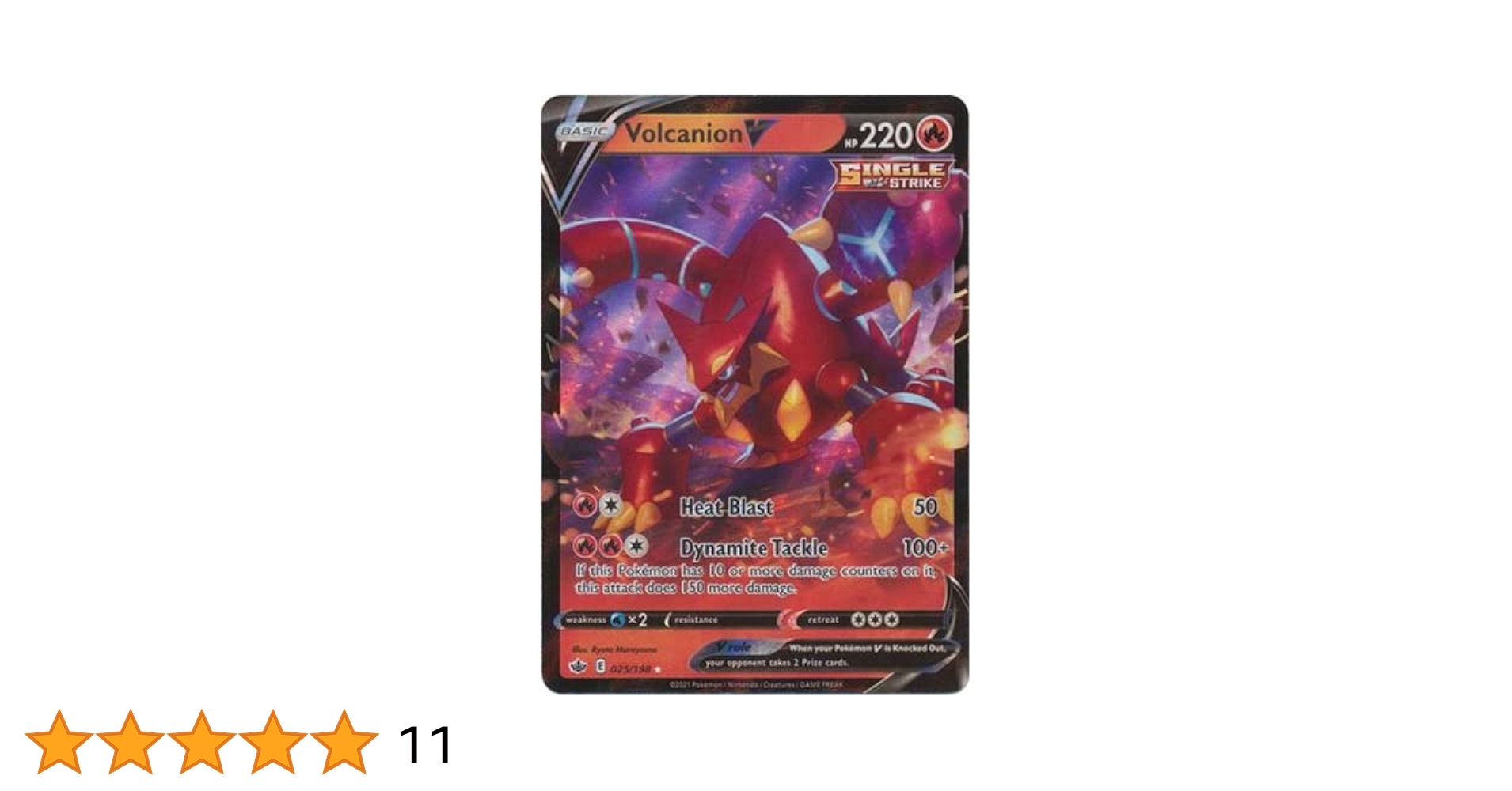 n*0様 Volcanic  Pokemon - Volcanion (25/114) - XY Steam Siege - Reverse Holo