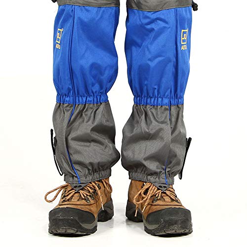 DECDEAL 2pcs exterior impermeável resistente caminhadas curta escalada neve perna polainas