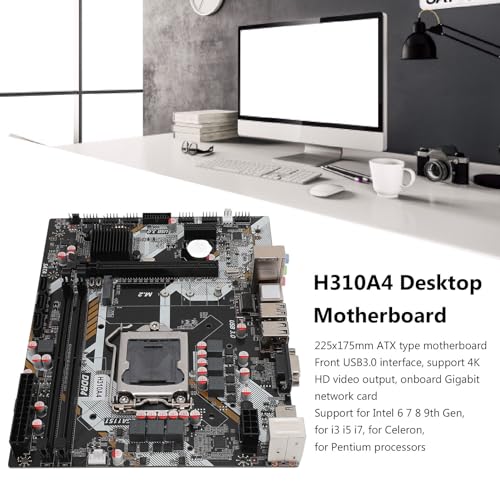 H310A4 Gaming-moderkort med Dual Channel DDR4 och PCIe 3.0