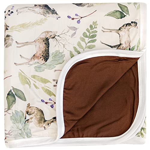 Image of Pobi Baby Soft Neutral Baby Blanket - Comfortable Premium Cotton Toddler Quilt, Ideal for Boys and Girls - Perfect Baby Boy, Baby Girl Toddler Blanket - Warm, Soft Baby Blankets (Wildlife Animal)