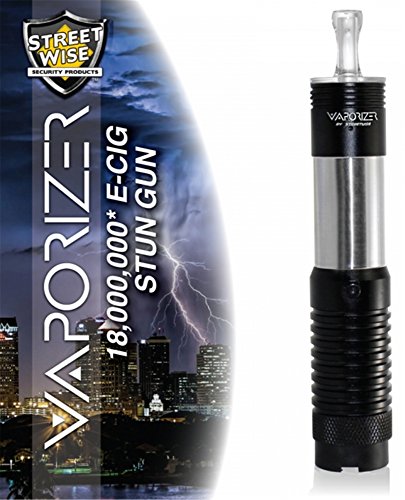Diamondback Streetwise Stun Gun Looks Like a Vaporizer Electronic Cigarette but it is not. It has a Built in Flashlight 18,000,000 Volt Rechargeable (Black)