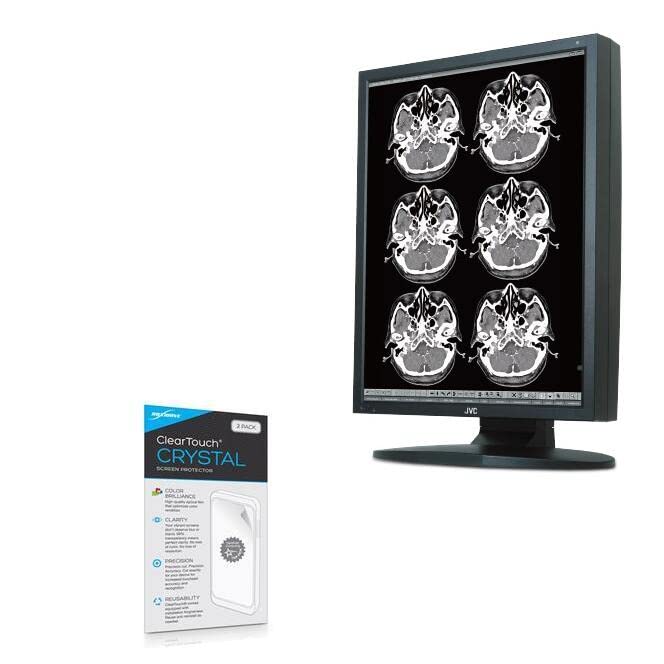 BoxWave Screen Protector Compatible with JVC MS25i2 - ClearTouch Crystal (2-Pack), HD Film Skin - Shields from Scratches