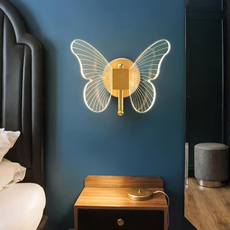 Image of Modern 3 Different Color Mode Changing Energy Saving Led Wall Lamp for Bedroom, Living Room, Restaurants, Dining, Coffee Shop, Office and Home