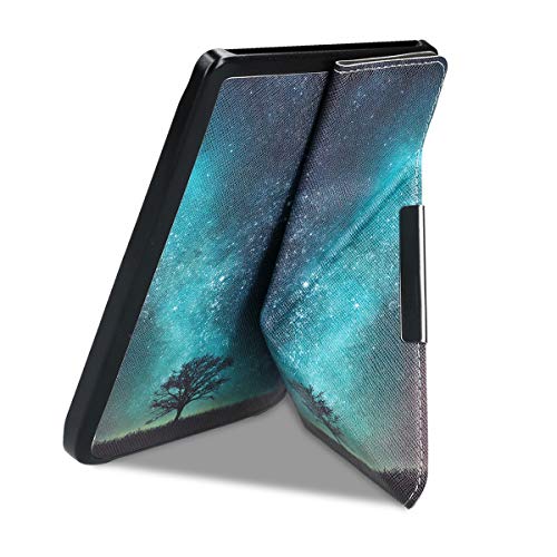 kwmobile hoes compatibel met Pocketbook Touch Lux 4/Lux 5/Touch HD 3/Color (2020) - Hoesje voor ereader in blauw/grijs… - Image 6