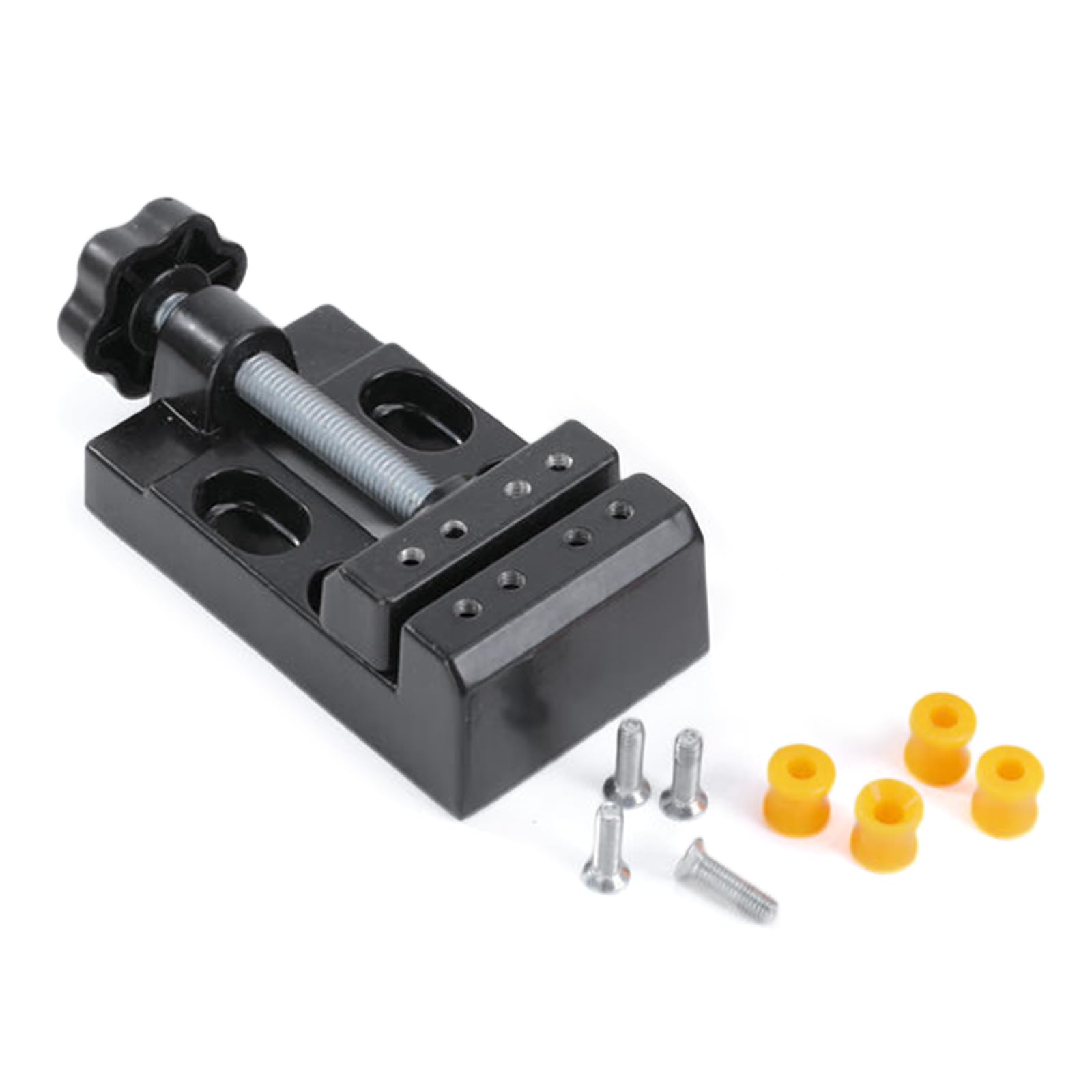 Crffz B Portable Adjustable Crafting Vise For Watchmakers & Hobbyists, 55Mm Grip Aluminum Tool With Stable Ase Miniature Generic Flat Clamps