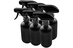 The Bottle Depot 8oz Black Glass Spray Bottles