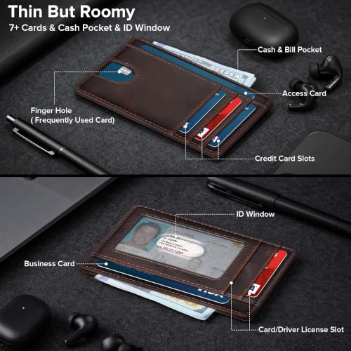 furid Slim Genuine Leather Wallet