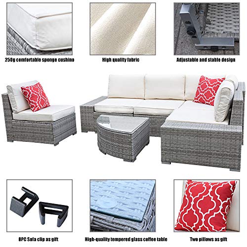 6 Pieces Outdoor Patio Furniture Set Wi Buy Online In India At Desertcart