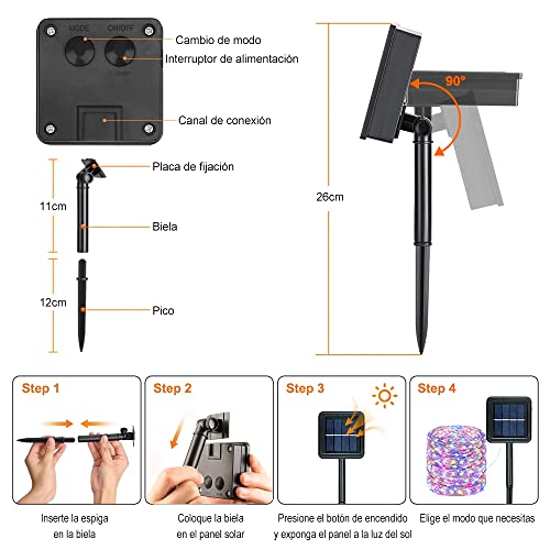 Encuentra reviews de Series de luces navideñas solares los más solicitados. 11 Imagen adicional