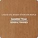 General Finishes Oil Based Penetrating Wood Stain, 1/2 Pint, Danish Teak