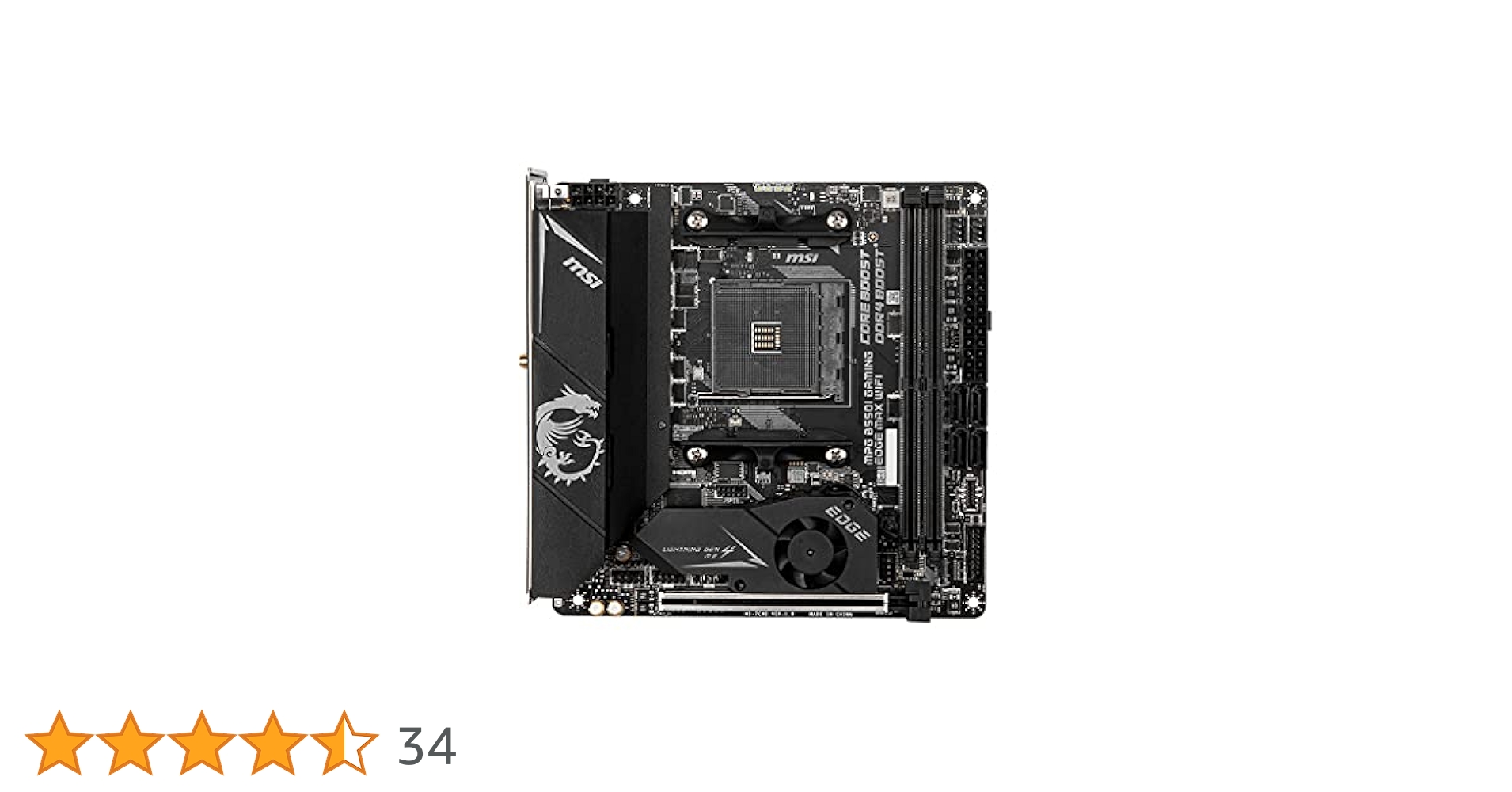 MSI MPG B550I GAMING EDGE MAX płyta główna WIFI 