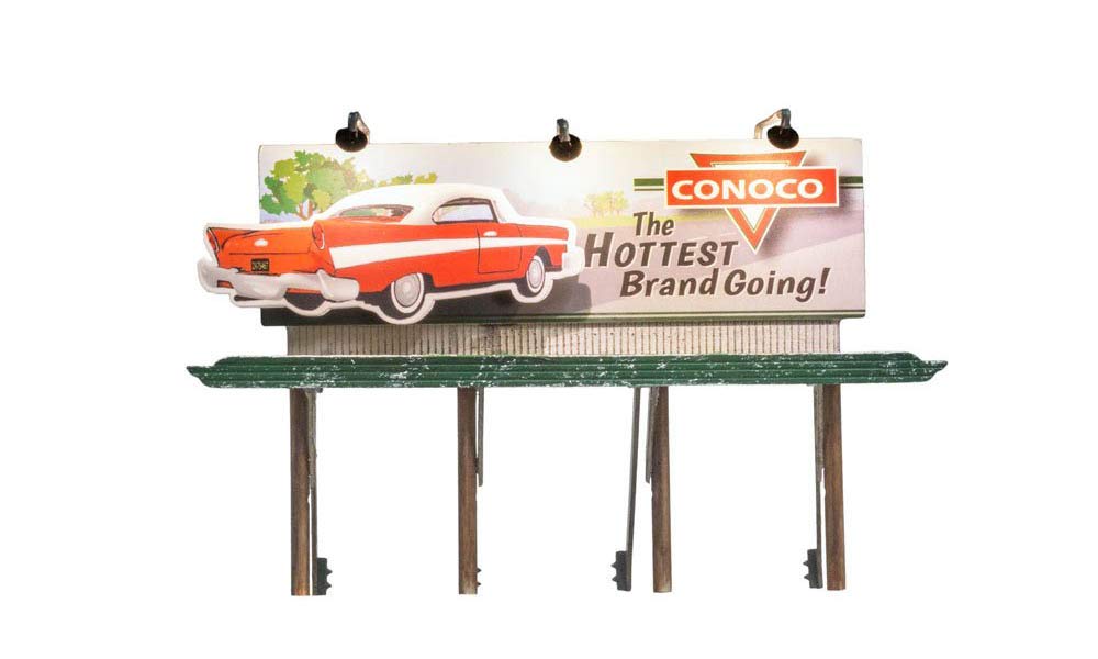 Just Plug Woodland Scenics Lighted Billboard, The Hottest Brand