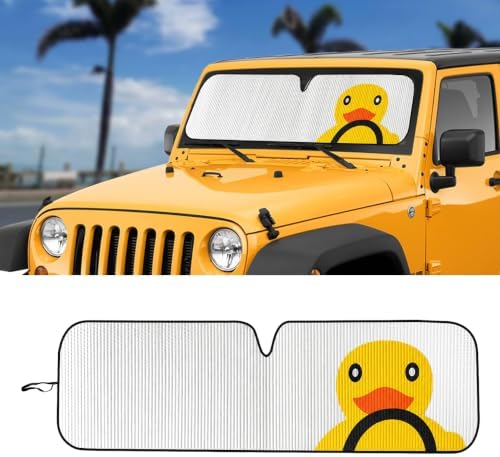Windshield Sun Shade for Jeep Wrangler JK JKU JL JLU1997-2026