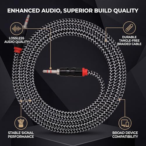 Cable de extensión de audio 3.5mm macho a macho 2m miniatura 3