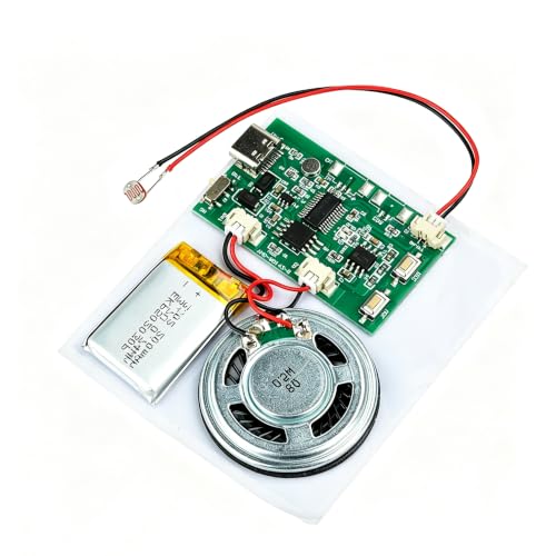 Image of Diymore DIY Birthday Cards Music Module 8MB,Light Sensing Activated Sound Module with Speaker,Easy Recording for Personalized Greetings,DIY Projects Holiday Crafts Cards Gifts for Women Men Mom Kids