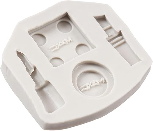 Miniatura 6 de QDMOLDS Moldes de silicona con temática de maquillaje, lápiz labial, sombra de ojos, fondant, para decoración de pasteles, decoración de cupcakes,