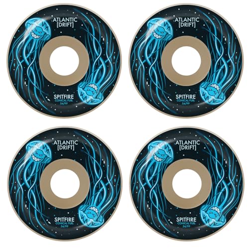 Spitfire Skateboard Wheels F4 99A Conical Full Atlantic Drift Natural 54mm