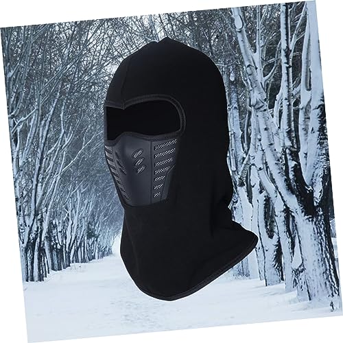Máscara de Esquí para Hombres Balaclava Caliente Gorro de Protección para Snowboard y Deportes al Aire Libre Antiviento para Ciclismo Negro miniatura 7
