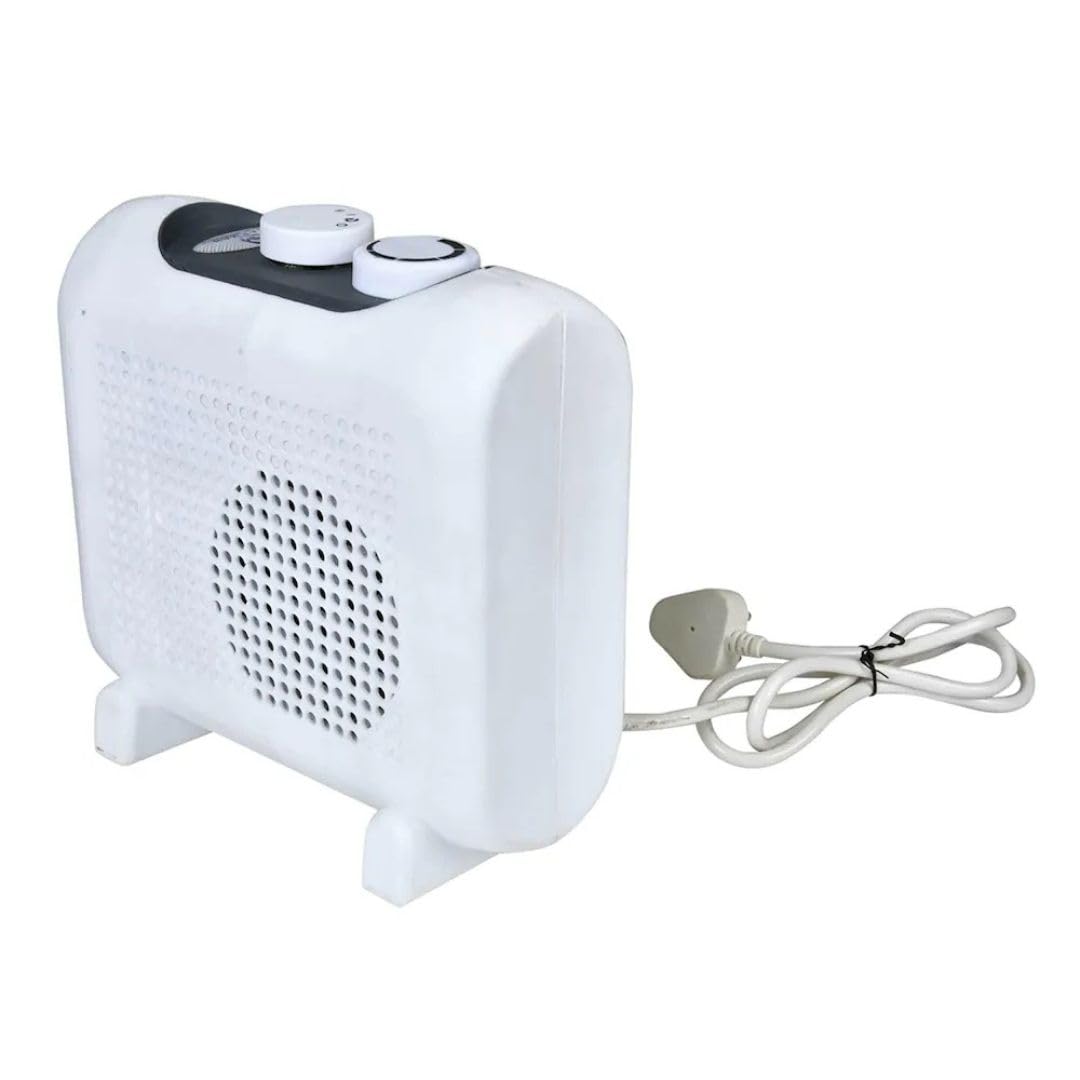 Royal Electronic Electric Fan Room Heater | 2000/1000W | Adjustable Thermostat & Dual Use | Compact & Powerful