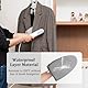Dampfständer für Kleidung, Handheld Dampfglätter Ständer mit Bügelhandschuh, Teleskop-Stativ Kleiderständer, Kleiderbügel zum Dampfbügeln(Hellgrau)