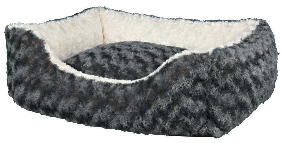 Trixie Kaline Dog Bed, 65 x 50 cm, Grey/Cream