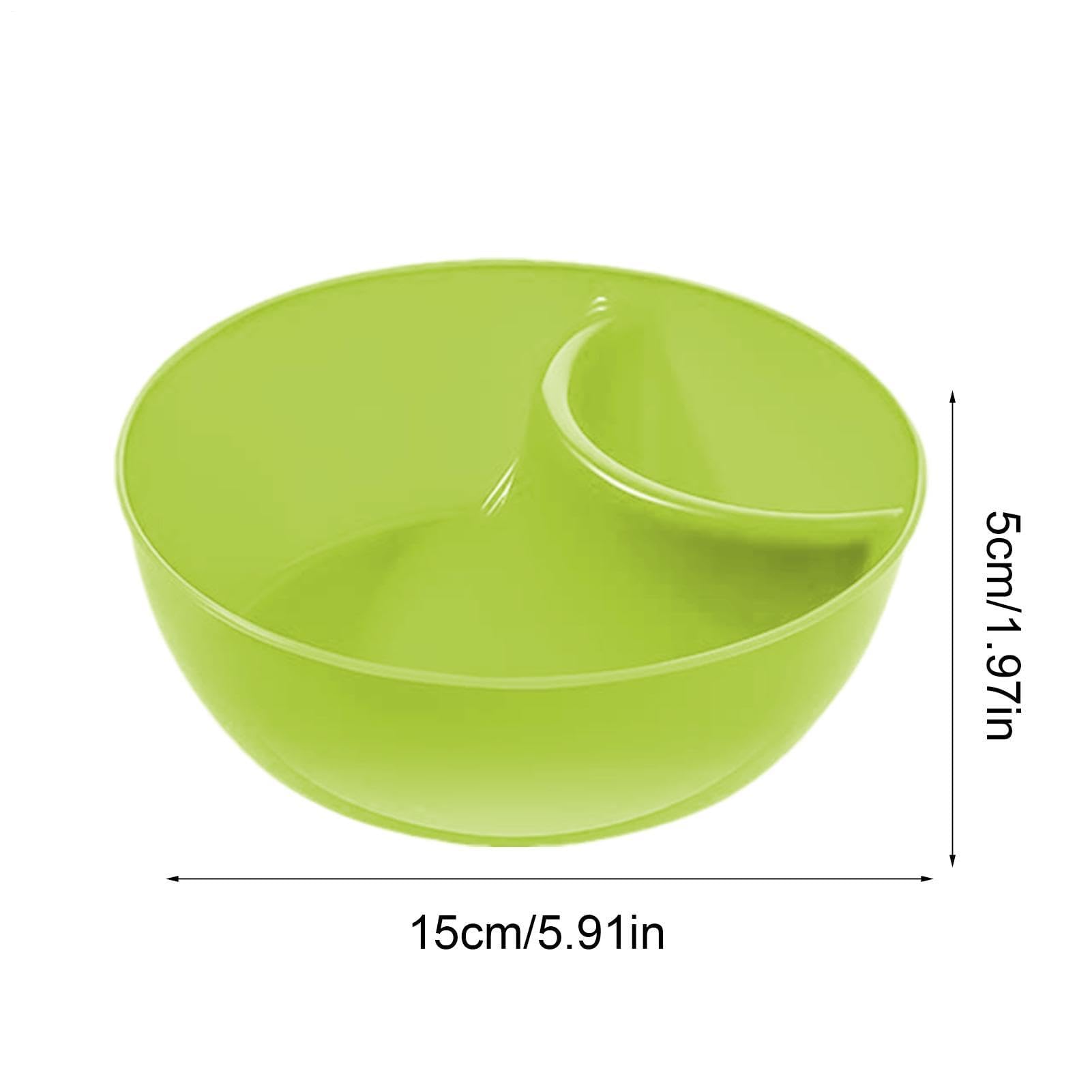 Plateau de service empilable pour chips et sauces avec compartiment pour