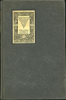 Hardcover The Two Hundred and Fiftieth Anniversary of the Settlement of the Jews in the United States. Addresses delivered at Carnegie Hall, New York, on Thanksgiving Day MCMV Together with other Selected Addresses and Proceedings. 1655-1905. Book