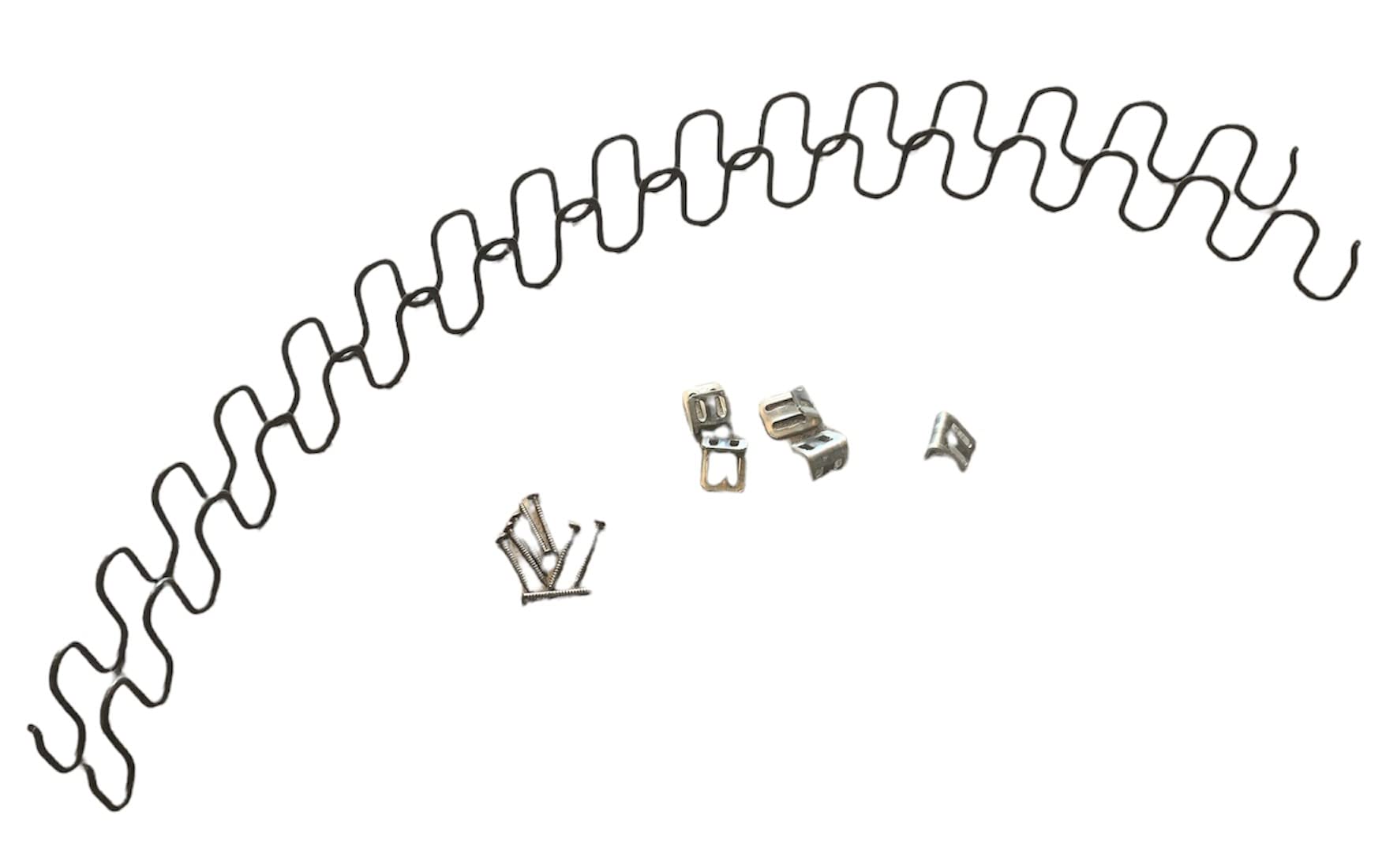 2 x 29" MASTA Upholstery Replacement Sofa Spring - Including Clips and Nails - 29 Inch - 2 Pc - Serpentine Zig Zag Chair Repair Spring