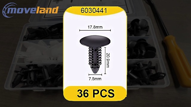 Image of moveland Fender Flare Clips for Jeep Wrangler 2007-2022 JK JL,150PCS