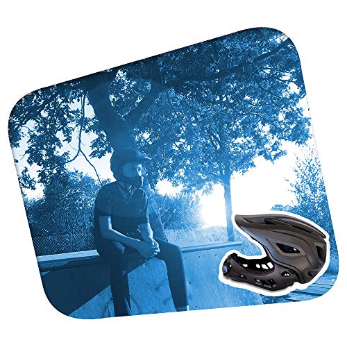 Crazy Safety Casque intégral VTT : Casque Vélo BMX et VTT certifié CE pour garçons, Filles et Enfants en Bas âge de 3 à 12 Ans | Sûr, Ultra léger, Durable | 48-56 | Casque de vélo 2 en 1 pour Enfants - Image 6