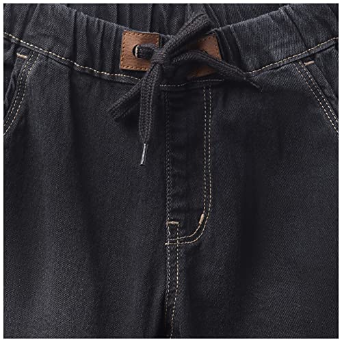Image of Amazon Brand - Jam & Honey Boys Slim Fit Stretchable Jogger Jeans (Elasticated Waist Band)