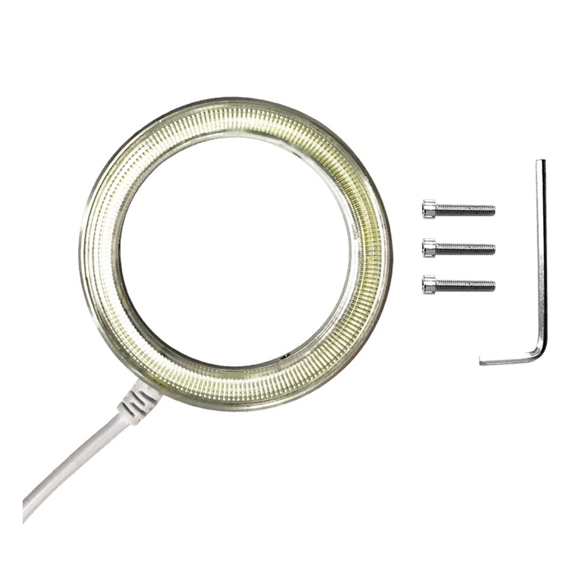 Microscope Ultrathin 60 LED Adjustable Ring Light Illuminator Lamp for Microscope