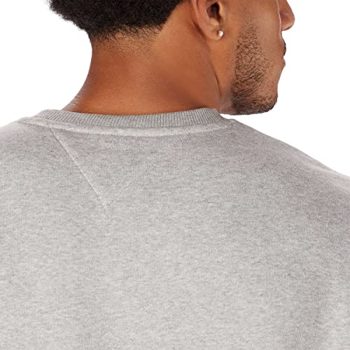 Tommy Hilfiger Mens Midweight Crewneck Sweatshirt (as1, alpha, x_l, regular, regular, Grey Heather)4
