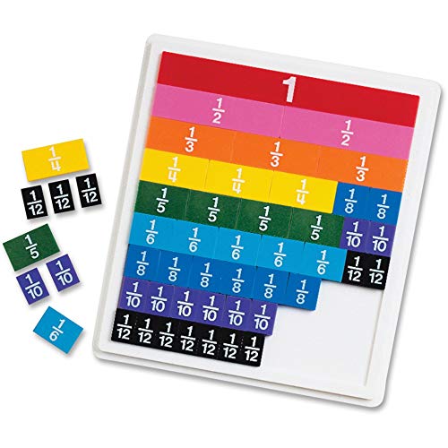 Learning Resources Rainbow Fraction Tiles, Early Math Skills, Visual Aid, Ages 7+
